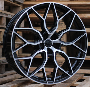 R23x10.5  5X112  ET  25  66.5  B1604  Black Polished (MB)  For RACIN  (Z4)  (STYLE VOSSEN) (1 foto / 1)