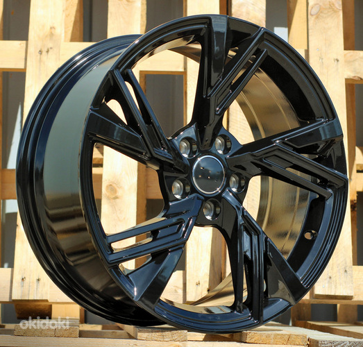 R19x8.5  5X112  ET  30  66.5  B1571  (FBX154)  Black (BL)  For AUD  (Z5)  (HYBRID FORGED)