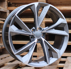 R18x8  5X112  ET  32  66.5  B1566  (IND5456)  Grey Polished (MG)  For AUD  (K7) (1 foto / 1)