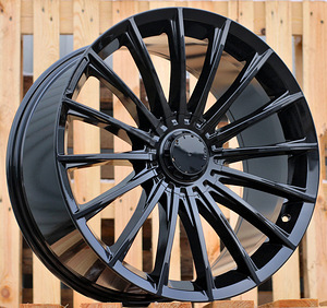 R20x9.5  5X112  ET  35  66.6  B1499  Black (BL)  For MER  (P2)  (Rear+Front) (1 foto / 1)
