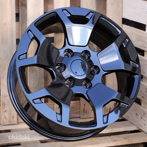 R18x7.5  6X139.7  ET  25  106.1  B1460  Black (BL)  For TOYOT  (R)  (4x4)