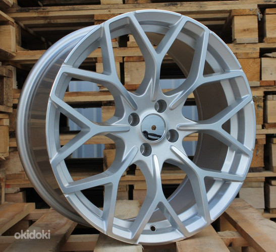 R18x7  4X100  ET  30  60.1  B1449  Machined Silver (MS)  For SMART  (K7+P2)  ((AKC 65 Eur) HAXER Front+Rear)