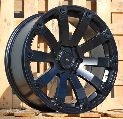 R20x9  6X139.7  ET  0  110.1  B1442  Black Half Matt (BLHM)  For 4X4  (K4)