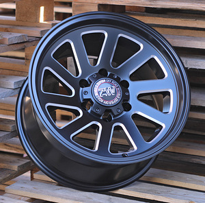 R17x9  6X139.7  ET  0  110.1  B1429  Black Matt (BM)  For 4X4  (K3)  (Black Matt+Milling) (1 foto / 1)