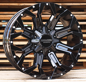R20x9  12X135/139  ET  0  108.1  B1417  Black (BL)  For 4X4  (K3)  (Black+Milling) (1 foto / 1)
