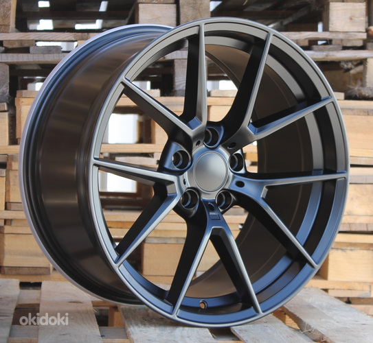 R18x8  5X120  ET  35  72.6  B1416  Black Pearl (BLPR)  For BMW  (Z2)  (Rear+Front)