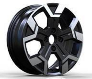 R15x6  4X100  ET  40  60.1  B1407  Black Polished (MB)  For DACIA (1 foto / 1)