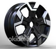 R15x6  4X100  ET  40  60.1  B1407  Black Polished (MB)  For DACIA