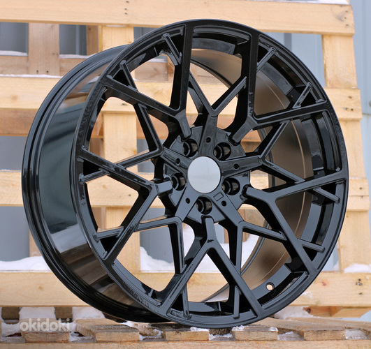 R19x9.5  5X120  ET  37  66.6  B1383  Black (BL)  For BMW  (P)  (Rear+Front)