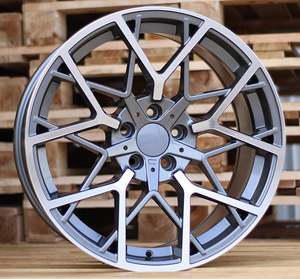 R20x9.5  5X112  ET  37  66.6  B1383  Grey Polished+Powder Coating (MGPC)  For BMW  (P)  (Rear+Front) (1 foto / 1)