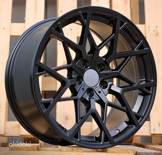 R18x9  5X120  ET  38  72.6  B1383  Black Half Matt (BLHM)  For BMW  (Z2)  (Rear+Front)