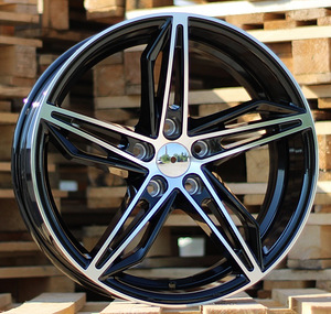 R18x8  5X114.3  ET  35  73.1  B1368  Black Polished (MB)  For RACIN  (K7) (1 foto / 1)