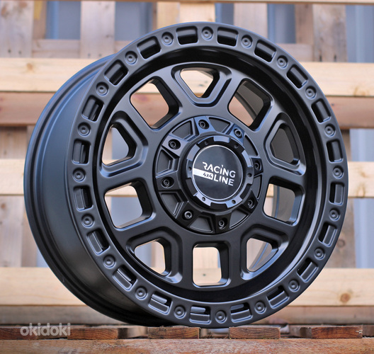 R17x8  10X120/127  ET  30  71.5  B1375  Black Half Matt (BLHM)  For RACIN  (Z1)