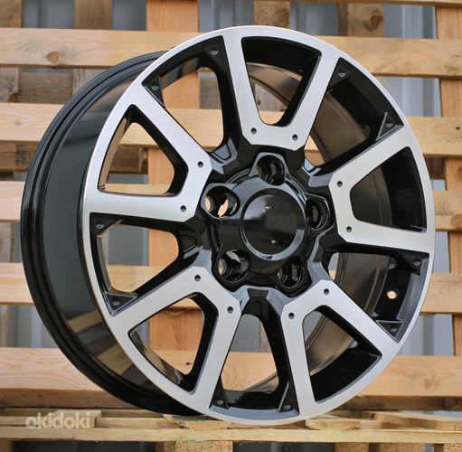 R18x8  5X150  ET  60  110.1  B1380  Black Polished (MB)  For 4X4  (K3)