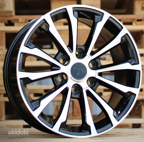 R18x7.5  6X139.7  ET  25  106.1  B1353  (FBX075)  Black Polished (MB)  For TOYOT  (Z5)  (HYBRID FORGED)