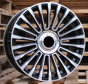 R22x9.5  5X130  ET  40  84.1  B1365  Black Polished (MB)  For LAND  (A)  (Mansory) (1 foto / 1)
