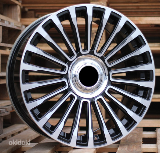 R22x9.5  5X130  ET  40  84.1  B1365  Black Polished (MB)  For RACIN  (A)  (Mansory)