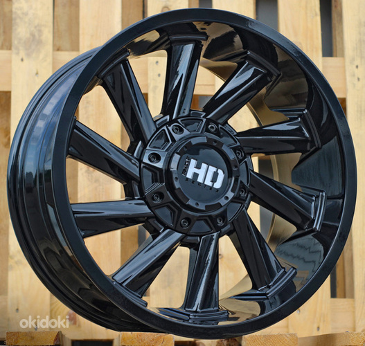 R22x12  6X139.7  ET  M44  106.1  B1323  Black Matt (BM)  For 4X4  (K3)  (Milling)