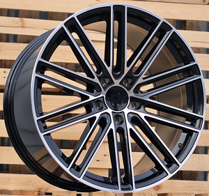 R21x11.5  5X130  ET  60  71.6  B1271  Black Polished (MB)  For PORCH  (Z1)  (Front+Rear) (1 foto / 1)