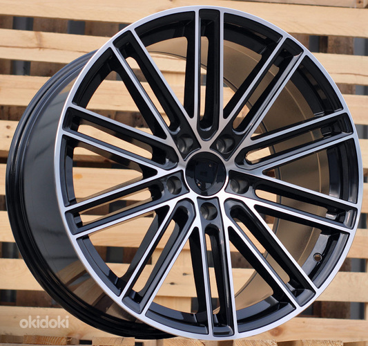 R21x11.5  5X130  ET  60  71.6  B1271  Black Polished (MB)  For PORCH  (Z1)  (Front+Rear)