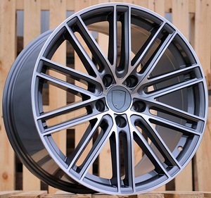 R20x8.5  5X130  ET  50  71.6  B1274  Grey Polished (MG)  For PORCH  (Z1)  (Rear+Front) (1 foto / 1)