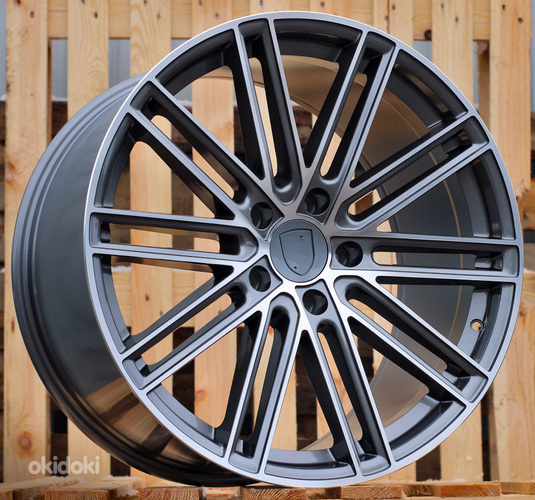 R21x9.5  5X130  ET  60  71.6  B1271  Grey Polished (MG)  For PORCH  (P)  (Rear+Front)