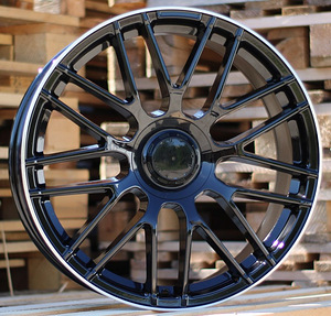 R19x8.5  5X112  ET  43  66.6  B1268  (K9007/1261)  Black+Polished Lip (BLPL)  For MER (1 foto / 1)