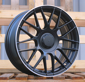 R17x7.5  5X112  ET  40  66.6  B1258  (XF083)  Black Half Matt+Polished Lip (BLHMPL)  For MER  (Z6)  (HYBRID FORGED) (1 foto / 1)