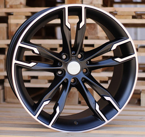 R18x9  5X120  ET  38  72.6  B1257  Black Polished Half Matt (MBHM)  For BMW  (P1)  ((AKC 75 Eur)) (1 foto / 1)