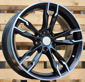R17x8  5X120  ET  34  72.6  B1257  (BK5255)  Black Polished (MB)  For BMW  (K4) (1 foto / 1)