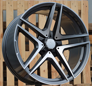 R20x9.5  5X112  ET  35  66.6  B1239  Grey Polished (MG)  For MER  (P)  (REAR+FRONT (AKC 125 Eur)) (1 foto / 1)