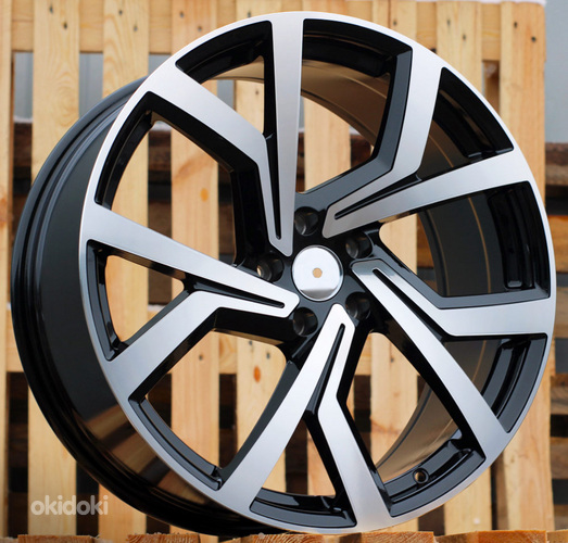 R17x7  5X112  ET  49  57.1  B1154  (IN5358)  Black Polished (MB)  For VW  (A)