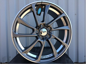 R18x8  5X112  ET  40  66.5  B1135  Gun Metal+Polished Lip (GMPL)  For AUD  (K7) (1 foto / 1)