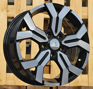 R16x6.5  4X100  ET  45  60.1  B1110  Black Polished (MB)  For DACIA  (R+K4)  (NEW Model) (1 foto / 1)