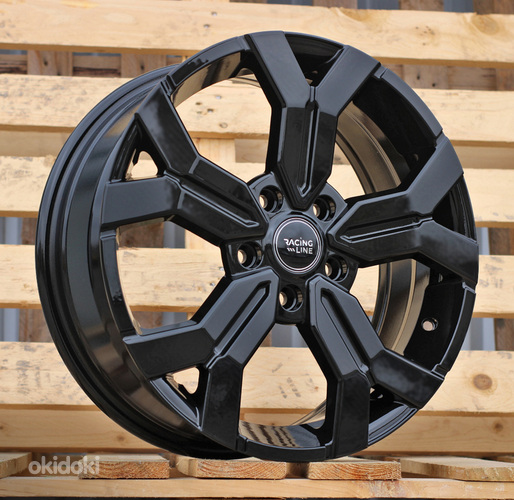R17x6.5  5X114.3  ET  50  66.1  B1110  Black (BL)  For DACIA  (L4+P)