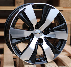 R16x6.5  4X108  ET  18  65.1  B1081  Black Polished (MB)  For PEUG  (P+Z4+Z3) (1 foto / 1)