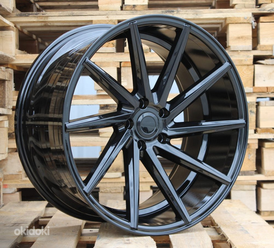 R18x9  5X114.3  ET  40  67.1  B1059  Black (BL)  For RACIN  (Z1)  (RIGHT SIDE (Style Vossen))