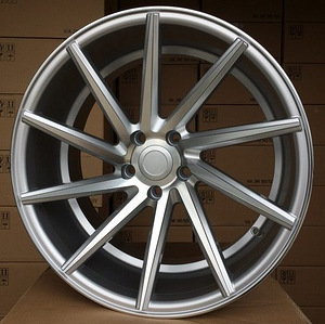 R19x9.5  5X120  ET  20  74.1  B1058  Polished Silver+Powder Coating (MSPC)  For RACIN  (K4+P)  (LEFT SIDE) (1 foto / 1)