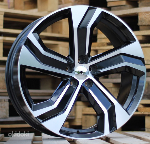 R21x9  5X108  ET  38.5  63.3  B0143  (FBX517)  Black Polished (MB)  For VOLVO  (A)  (HYBRID FORGED)