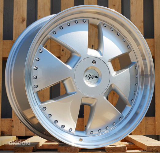 R20x9  5X112  ET  40  66.6  AT674  (LU1831)  Silver+Polished Lip (SP)  For MER  (K3)  (MONOBLOCK Style)