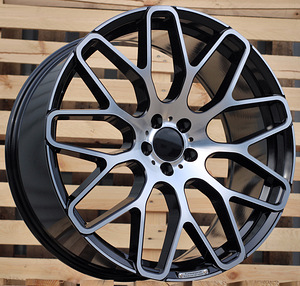R20x8.5  5X112  ET  35  66.5  AT967  (IN0186)  Black Polished (MB)  For MER  (P1)  (BRABUS Style Rear+Front) (1 foto / 1)