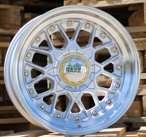 R16x9  8X100/114  ET  ET10  73.1  A8078  (HX025)  Silver+Polished Lip (SP)  For HAXER  (K4)  (Rear+Front) (1 foto / 1)