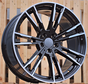 R19x8.5  5X112  ET  27  66.6  A7065  (BY1356)  Black Polished (MB)  For BMW  (Z3)  (Front+Rear) (1 foto / 1)