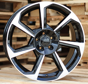 R18x8  5X100  ET  42  57.1  A7052  Black Polished (MB)  For AUD  (P) (1 foto / 1)