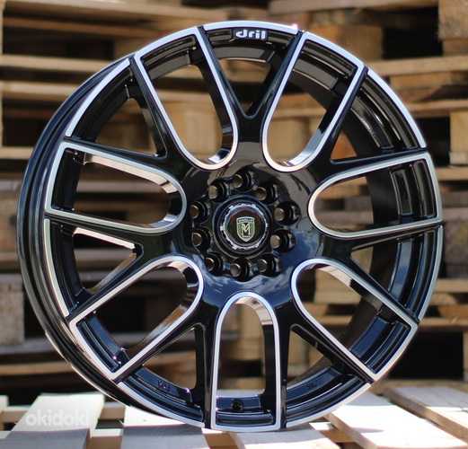 R18x7.5  10X115/114  ET  40  70.5  A7057  Black Polished (MB)  For RACIN  (K7)