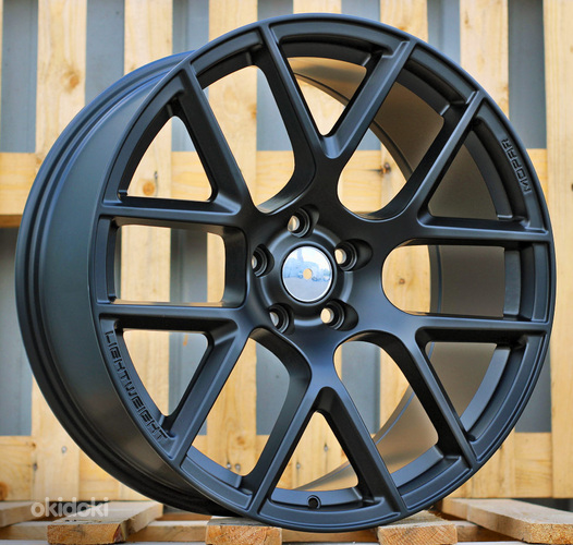 R20x9  5X115  ET  21  71.6  A6014  Black Half Matt (BLHM)  For DODGE  (P)