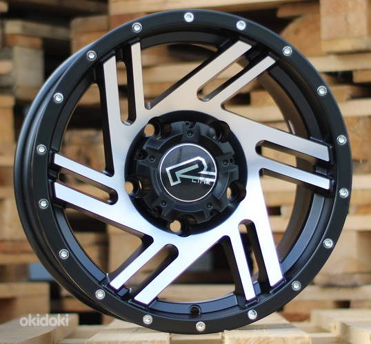 R15x8  5X139.7  ET  M10  110.1  A6070  Black Polished (MB)  For 4X4  (L3)