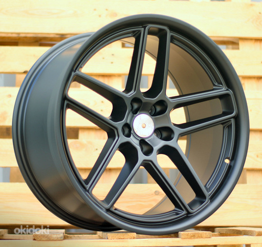 R20x10.5  5X115  ET  15  71.5  A5897  Black Half Matt (BLHM)  For DODGE  (P)  (Front+Rear)