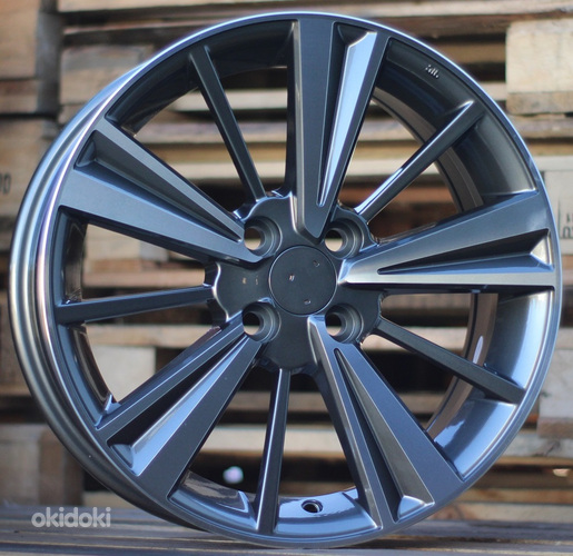 R16x6.5  4X100  ET  35  54.1  A5806  Grey Polished (MG)  For TOYOT  (L2)