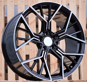 R20x9.5  5X112  ET  40  66.6  A5602  Black Polished+Powder Coating (MBPC)  For BMW  (K7)  (Rear+Front) (1 foto / 1)